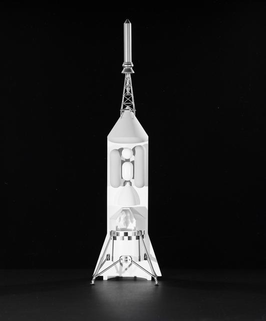NASA image: MODEL OF UPPER STAGES OF APOLLO`