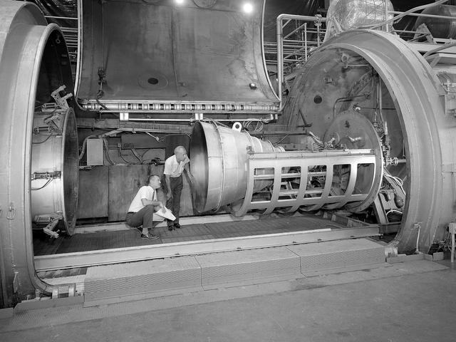 NASA image: Apollo Contour Rocket Nozzle in the Propulsion Systems Laboratory