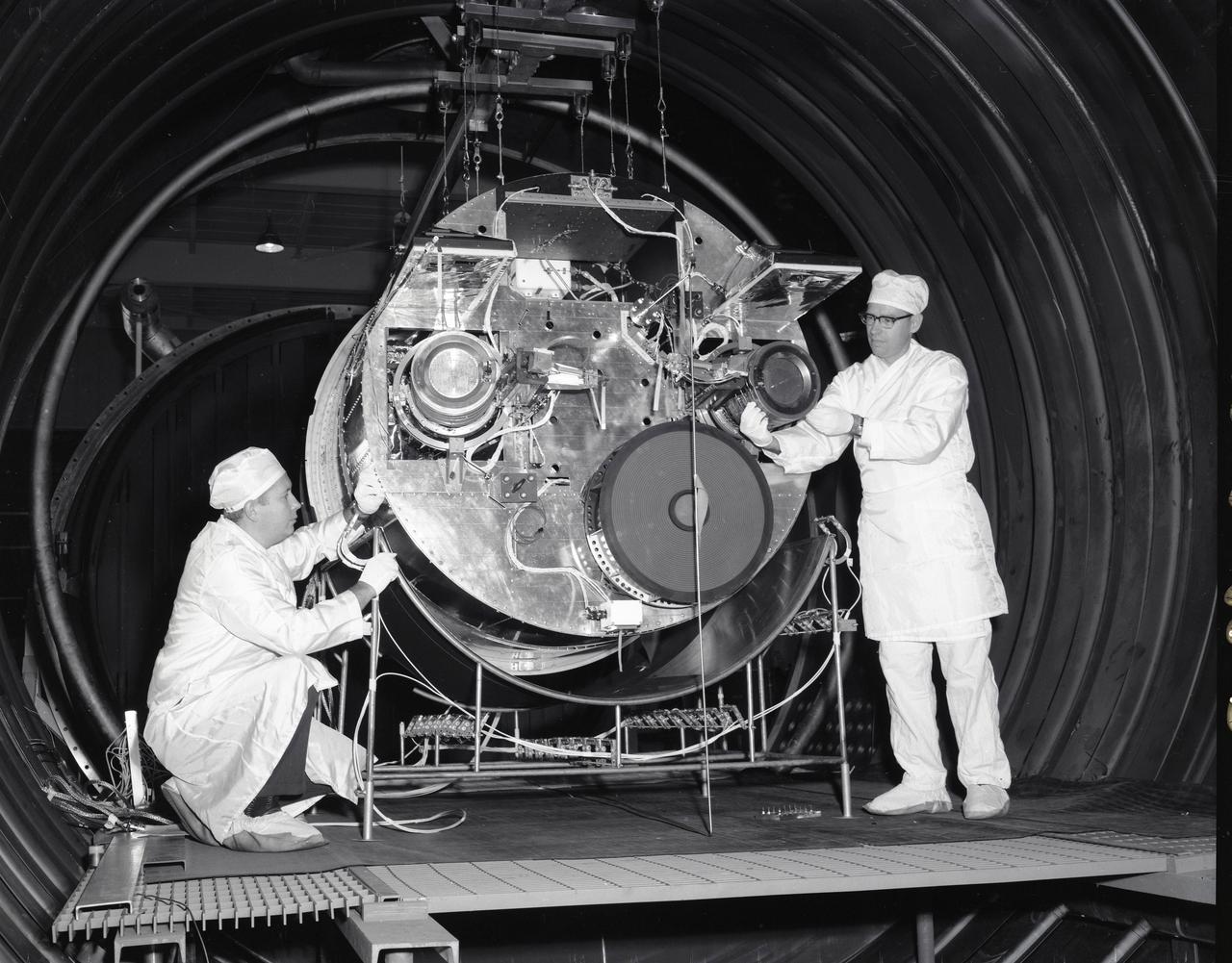 SPACE ELECTRIC ROCKET TEST, SERT II IN TANK 5