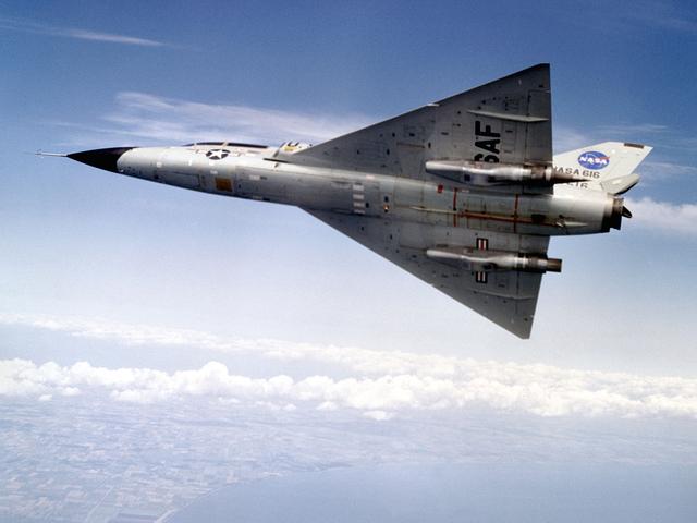 NASA image: Convair F-106B Delta Dart with Research Engines