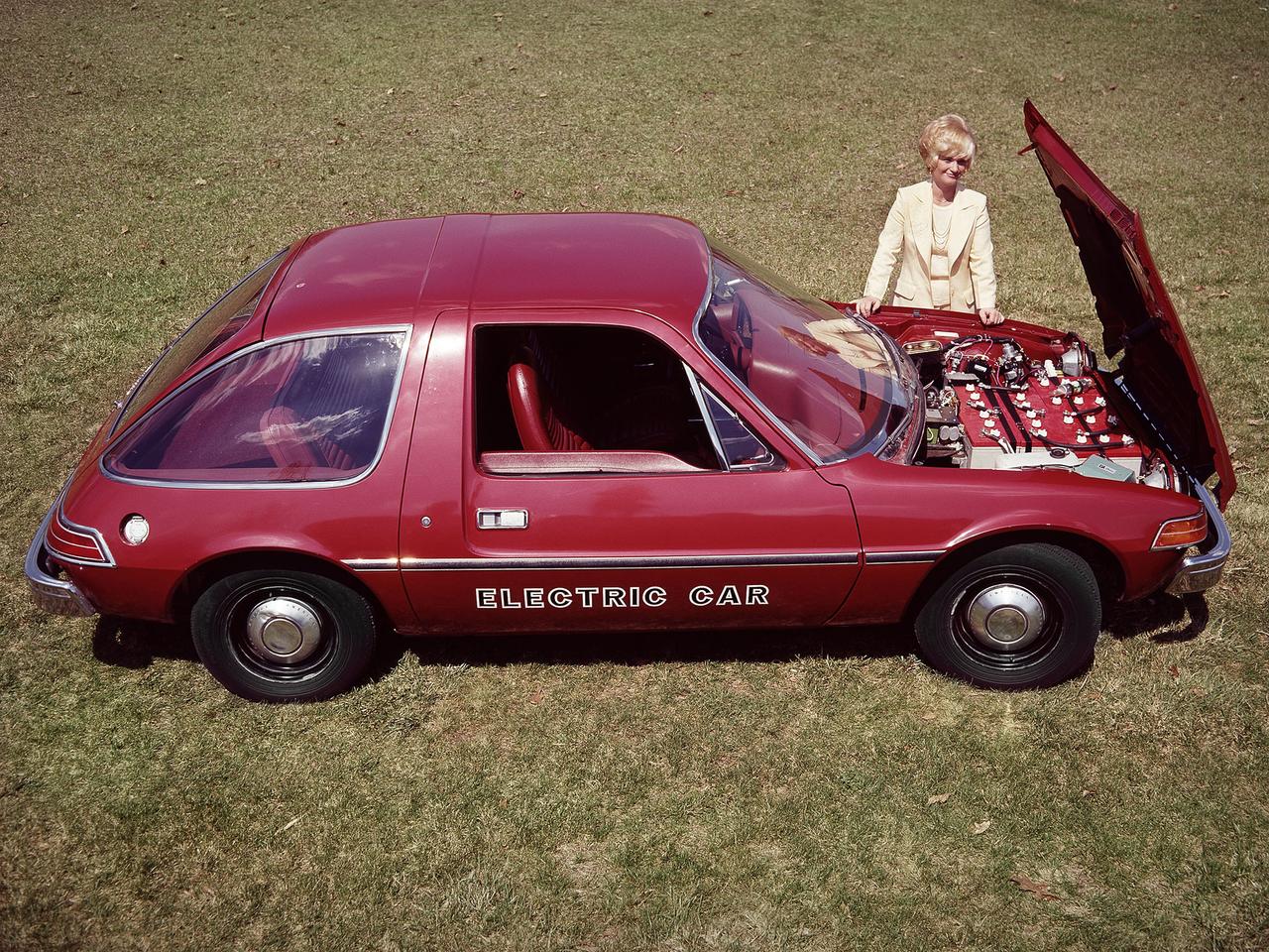 The National Aeronautics and Space Administration (NASA) Lewis Research Center tested 16 commercially-manufactured electric vehicles, including this modified Pacer, during the mid-1970s. The Electric Vehicle Project was just one of several energy-related programs that Lewis and the Energy Research and Development Administration (ERDA) undertook in the mid-1970s. NASA and ERDA embarked on this program in 1976 to determine the state of the current electric vehicle technology. As part of the project, Lewis tested a fleet composed of every commercially available electric car. The Cleveland-area Electric Vehicle Associates modified an American Motors Pacer vehicle to create this Change-of-Pace Coupe. It was powered by twenty 6-volt batteries whose voltage could be varied by a foot control.     The tests analyzed the vehicle’s range, acceleration, coast-down, braking, and energy consumption. Some of the vehicles had analog data recording systems to measure the battery during operation and sensors to determine speed and distance. Lewis researchers found that the vehicle performance varied significantly from model to model. In general, the range, acceleration, and speed were lower than conventional vehicles. They also found that traditional gasoline-powered vehicles were as efficient as the electric vehicles. The researchers concluded, however, that advances in battery technology and electric drive systems would significantly improve the performance and efficiency.