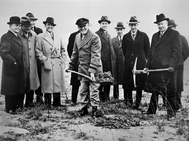 NASA image: Groundbreaking for the NACA’s Aircraft Engine Research Laboratory