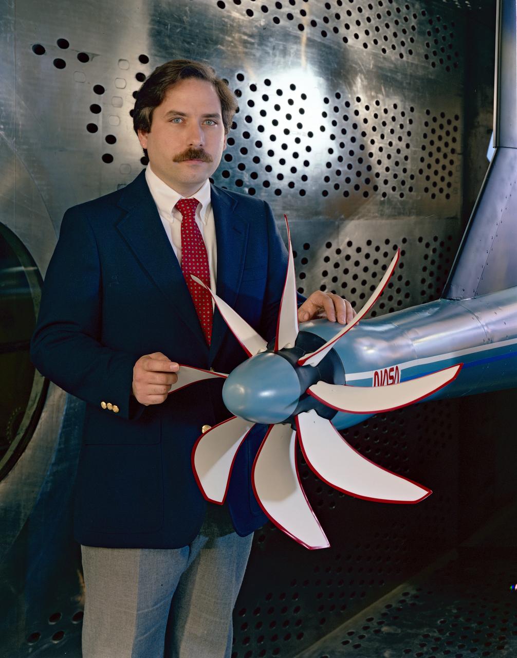 SR-3 Advanced Turboprop (Propfan) in 8x6 foot Supersonic Wind Tunnel (SWT)