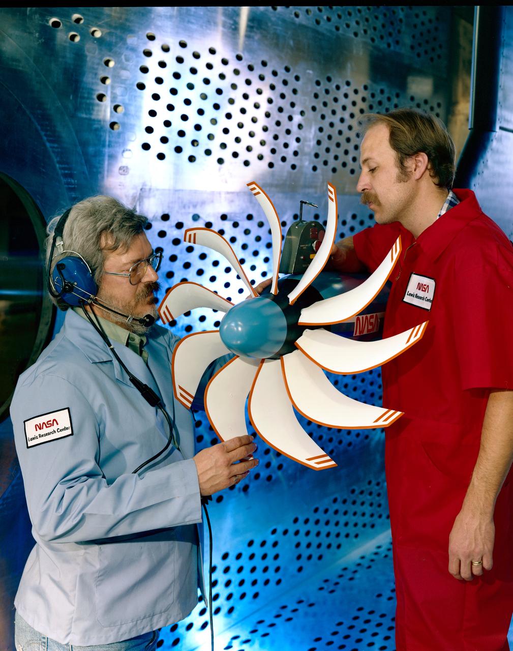 SR-3 Advanced Turboprop (Propfan) in 8x6 foot Supersonic Wind Tunnel