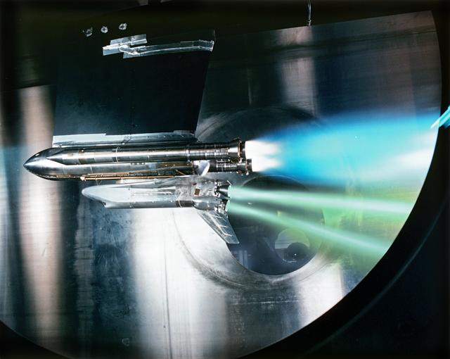 NASA image: SHUTTLE ENGINE OUT TEST done after the Space Shuttle Challeng...