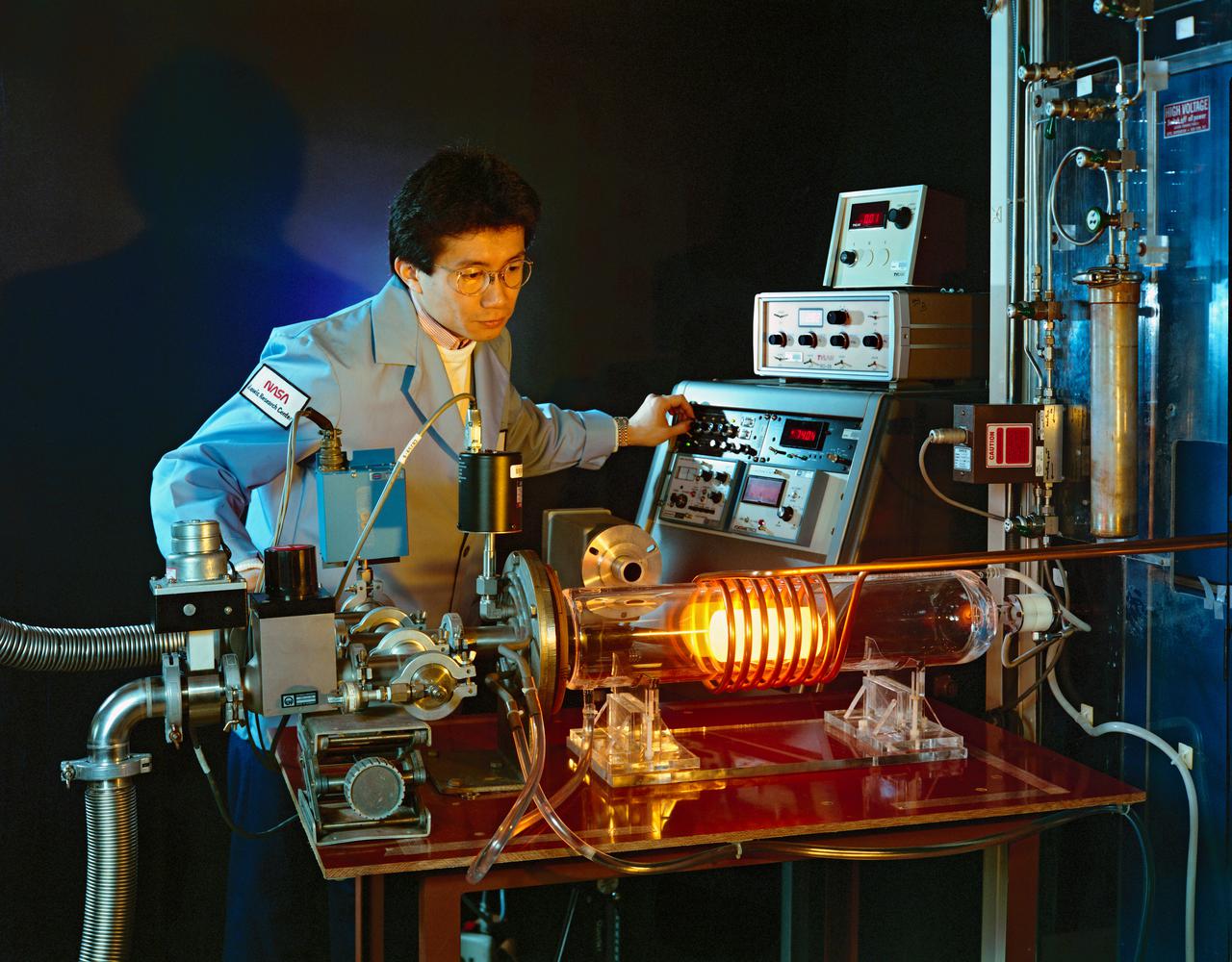 Shigehiro Nishino -- Visiting faculty fellow Dr. Shigehiro Nishino introduced the Lewis team to a unique chemical vapor deposition (CVD) strategy to grow silicon carbide crystals on silicon wafers.