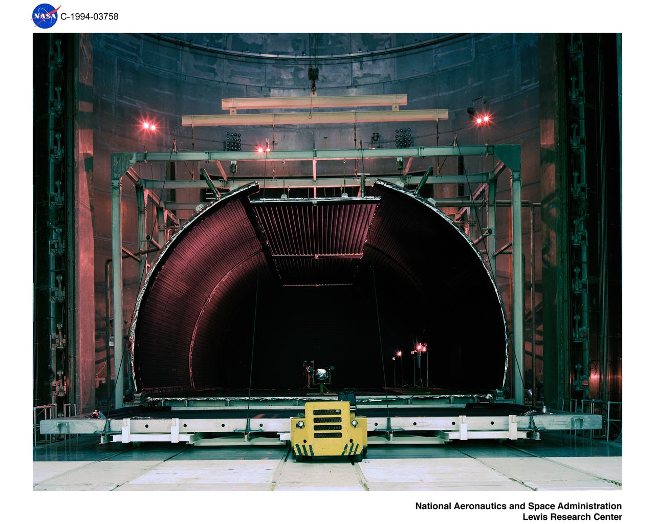 CRYOSHROUD STORAGE (INSIDE AND DOOR OPENING) at SPACE POWER FACILITY