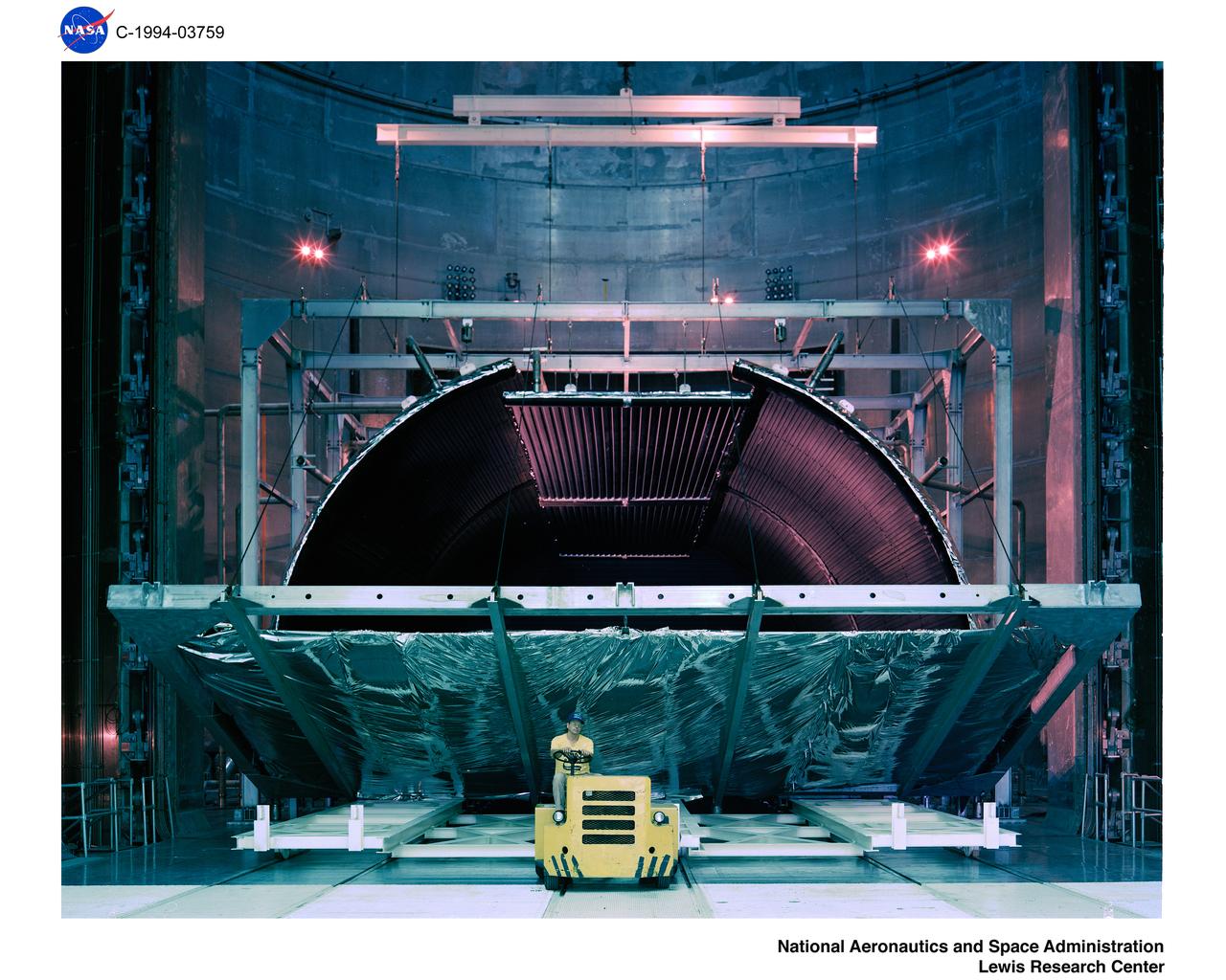 CRYOSHROUD STORAGE (INSIDE AND DOOR OPENING) at SPACE POWER FACILITY