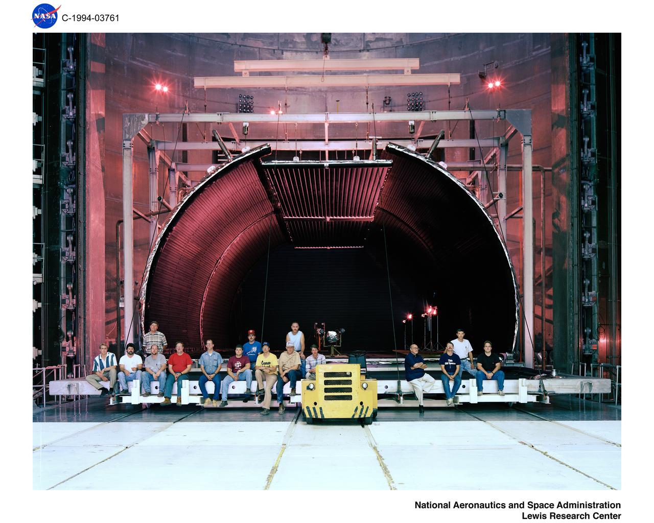 CRYOSHROUD STORAGE (INSIDE AND DOOR OPENING) at Space Power Facility