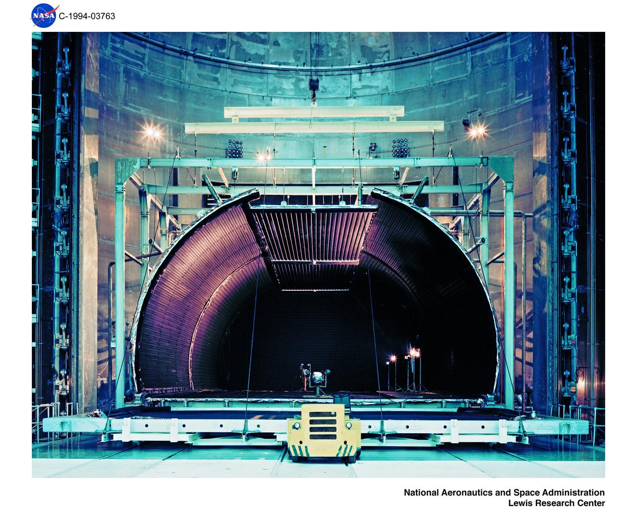 CRYOSHROUD STORAGE (INSIDE AND DOOR OPENING) at SPACE POWER FACILITY