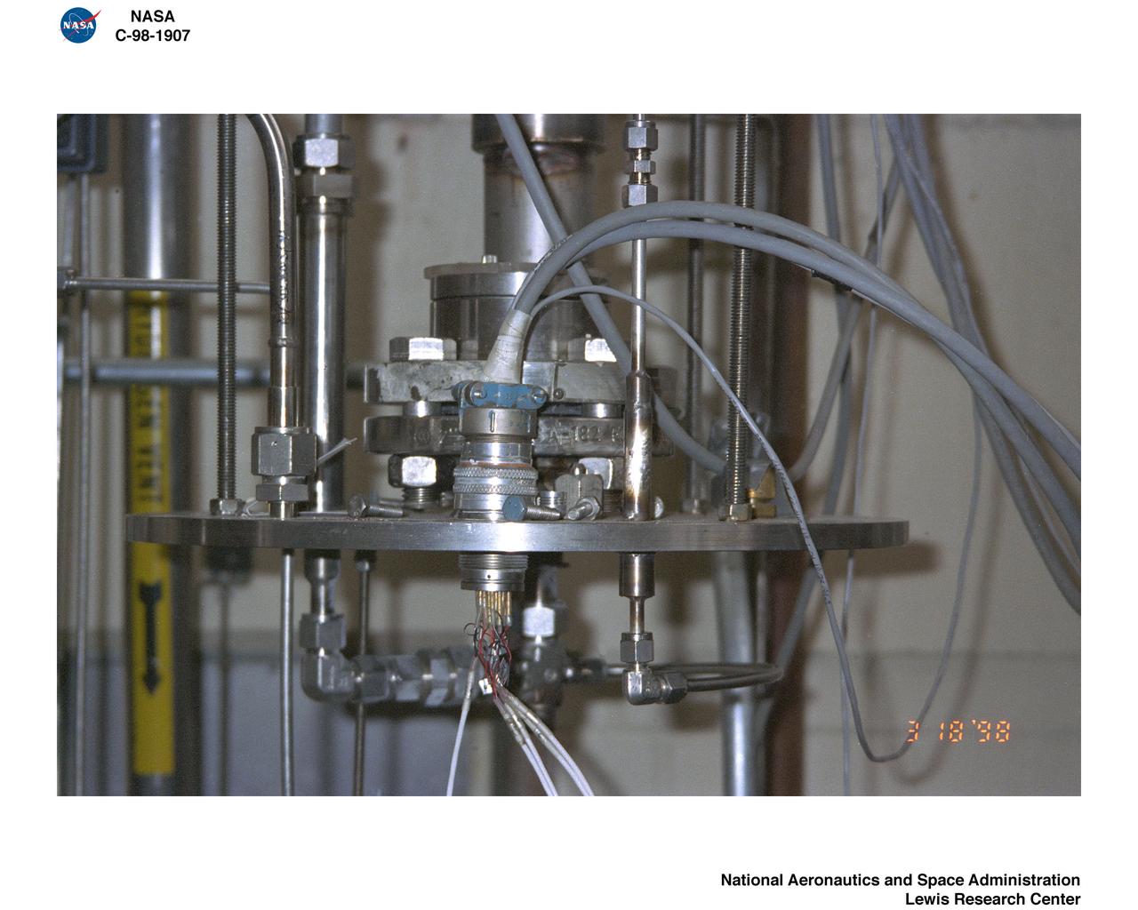 HYBRID THERMAL CONTROL TESTING AT THE SUPPLEMENTAL MULTI LAYER INSULATION RESEARCH FACILITY - SEE ALSO C-1998-1923 THRU C-1998-1941