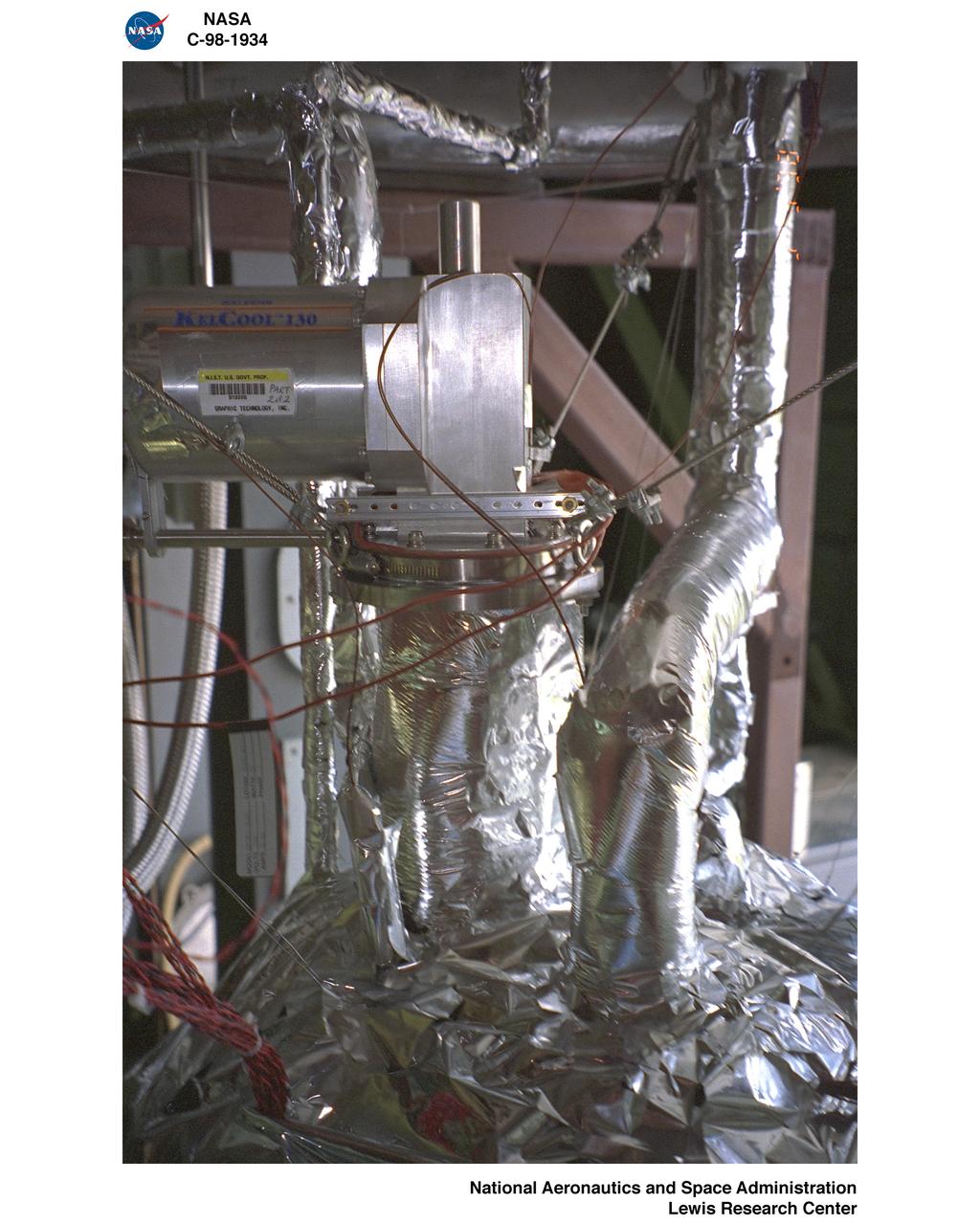 HYBRID THERMAL CONTROL TESTING AT THE SUPPLEMENTAL MULTI LAYER INSULATION RESEARCH FACILITY - SEE ALSO C-1998-1907 THRU C-1998-1922