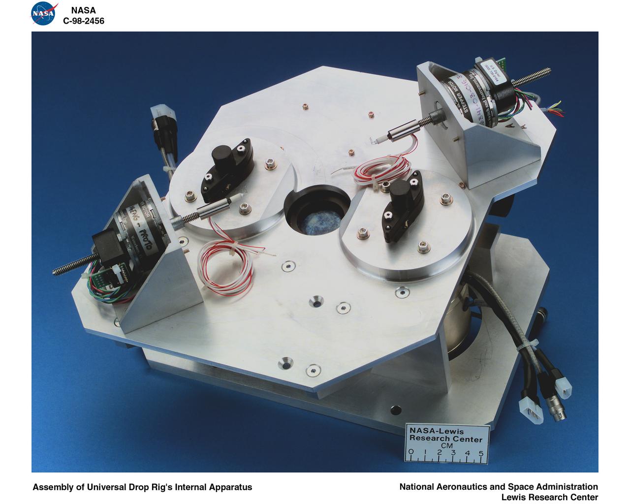 DROPLET COMBUSTION EXPERIMENT DCE DROP RIG SUB COMPONENTS IGNITOR FUEL DISPENSER MOTOR 2 PC BOARDS