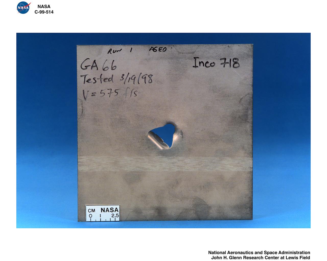 BALLISTIC IMPACT SPECIMENS IACONE 1 718