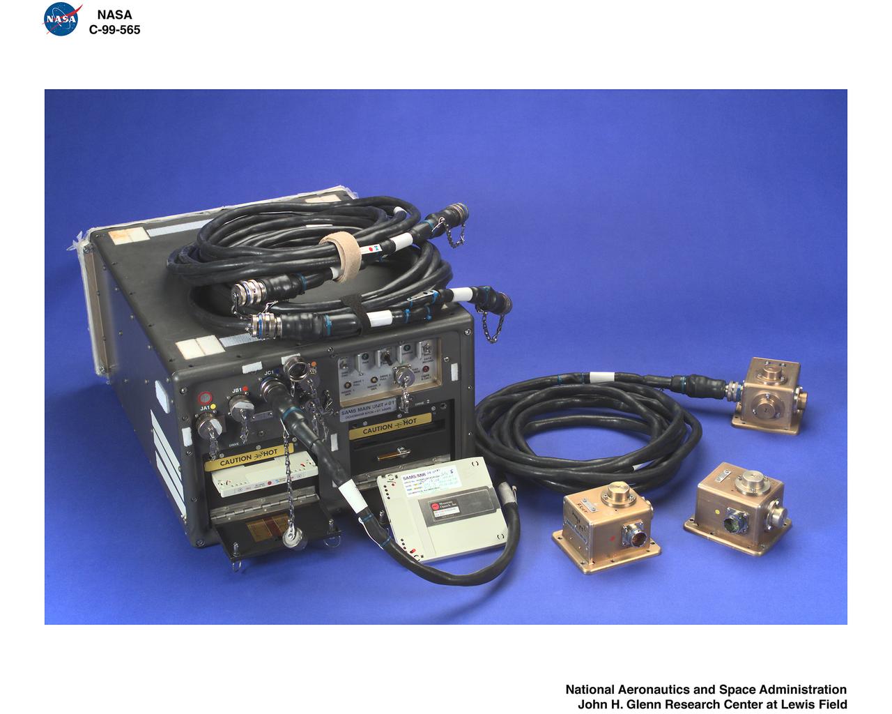 SPACE ACCELERATION MEASUREMENT SYSTEM SAMS HARDWARE AND RELATED MATERIALS