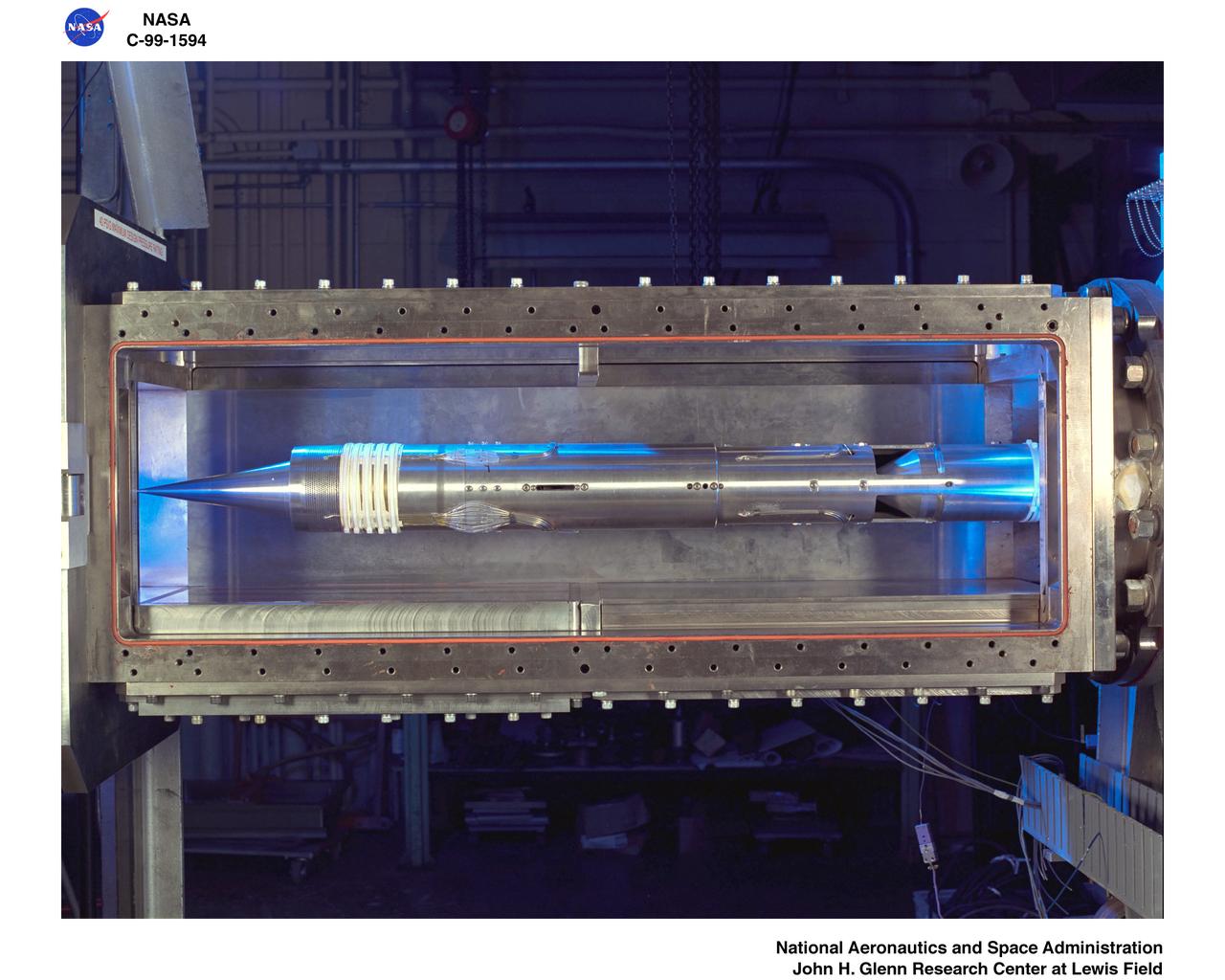 ATREX INLET MODEL IN 1X1 FOOT WIND TUNNEL