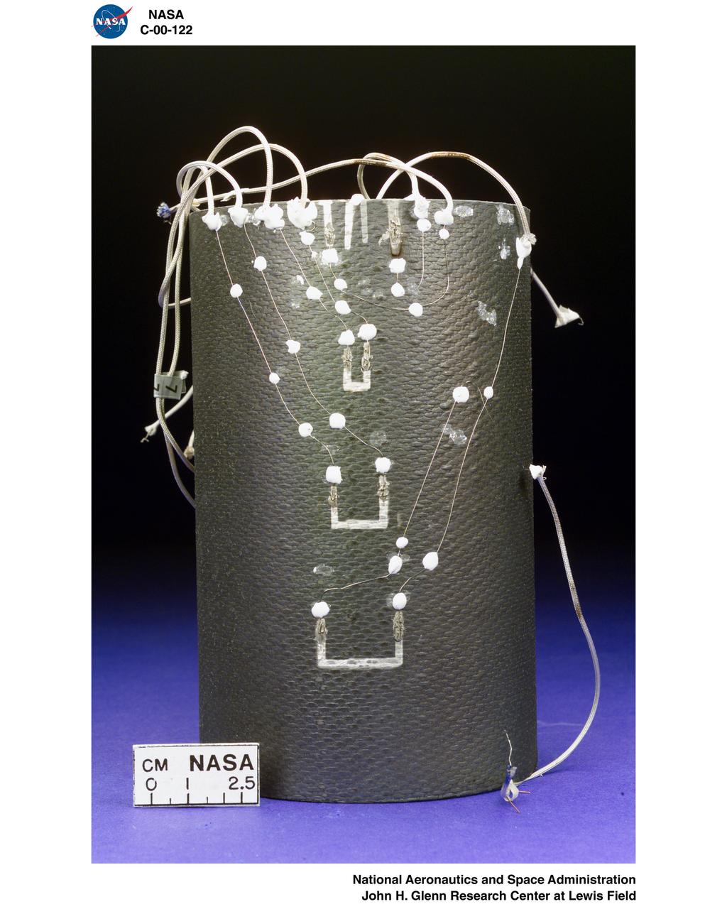 CERAMIC MATRIX COMPOSITE CYLINDER FOR THERMAL GRADIENT RIG WITH INSTRUMENTATION
