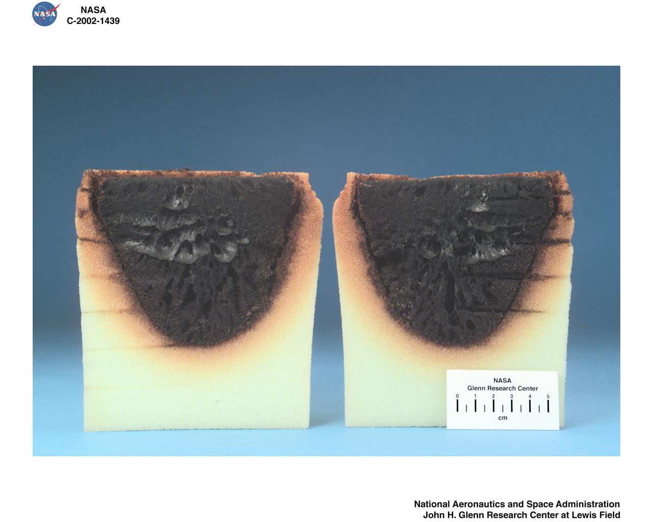 MICROGRAVITY SMOLDERING COMBUSTION POST FLIGHT SAMPLES - STS 105 AND STS 108