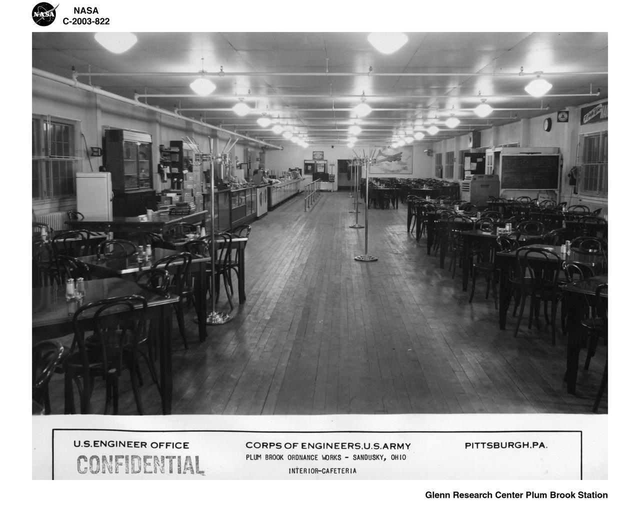 PBOW - PLUM BROOK ORDNANCE WORKS CAFETERIA - c1944