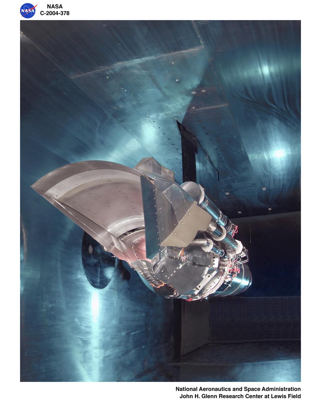 Parametric Inlet Model in 10x10 Wind Tunnel