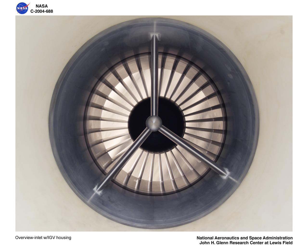 Overview-inlet with Inlet Guide Vane housing