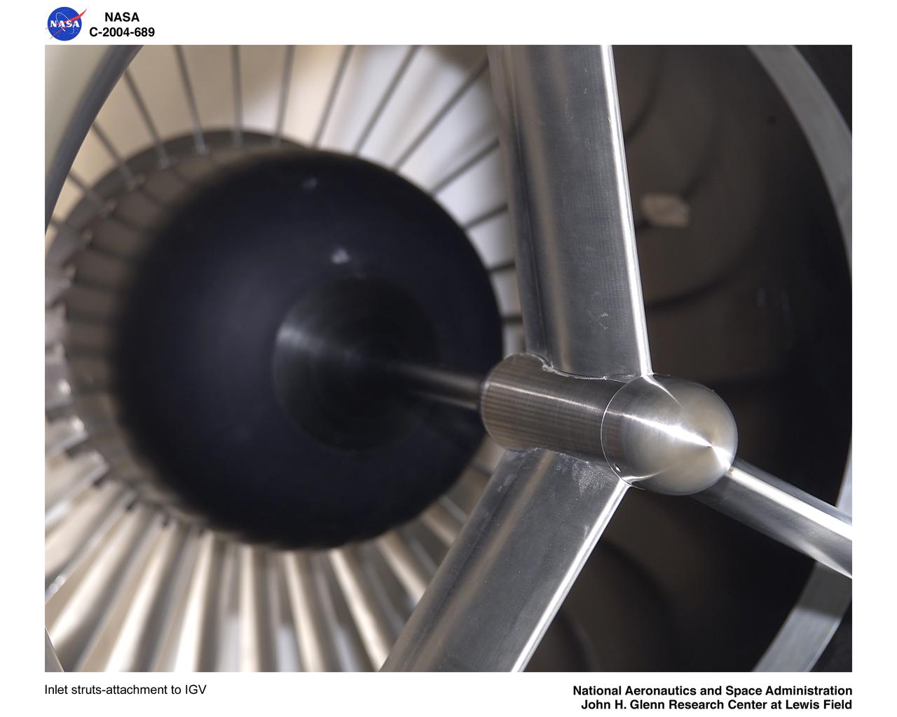 Inlet struts-attachment to Inlet Guide Vane