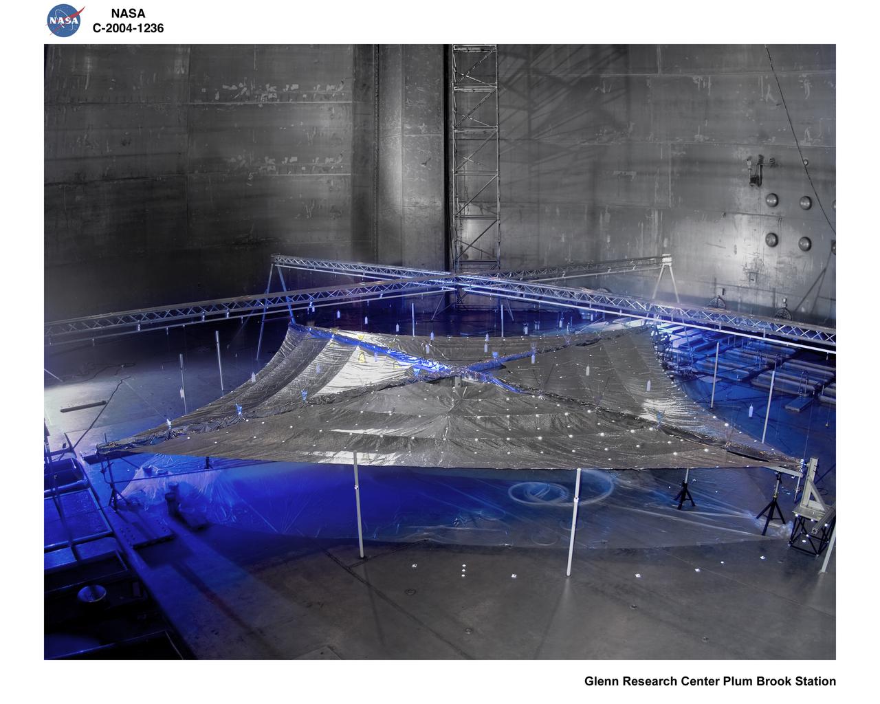 Solar Sail Testing at the NASA Plum Brook Space Power Facility (SPF)