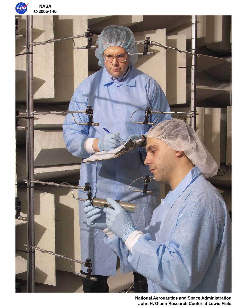 Acoustical Testing Laboratory during testing of the Fluids Integration Rack flight hardware