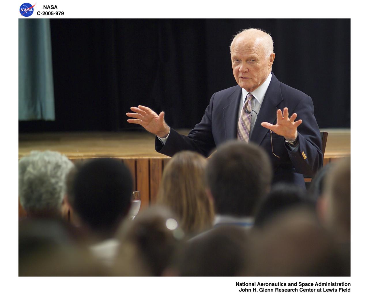 Visit to Glenn Research Center by a Senator John Glenn