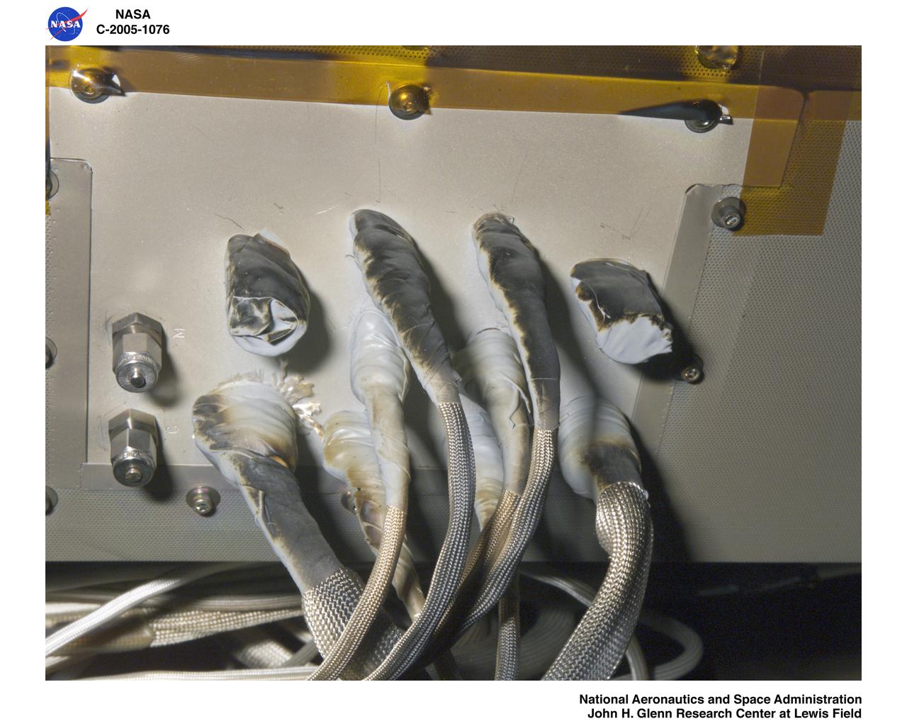 Photographic documentation of the High Power Engine Propulsion HiPEP after a duration test.  Also photographed are the instrumentation and installation articles to reveal post test conditions such as corrosion and pitting.