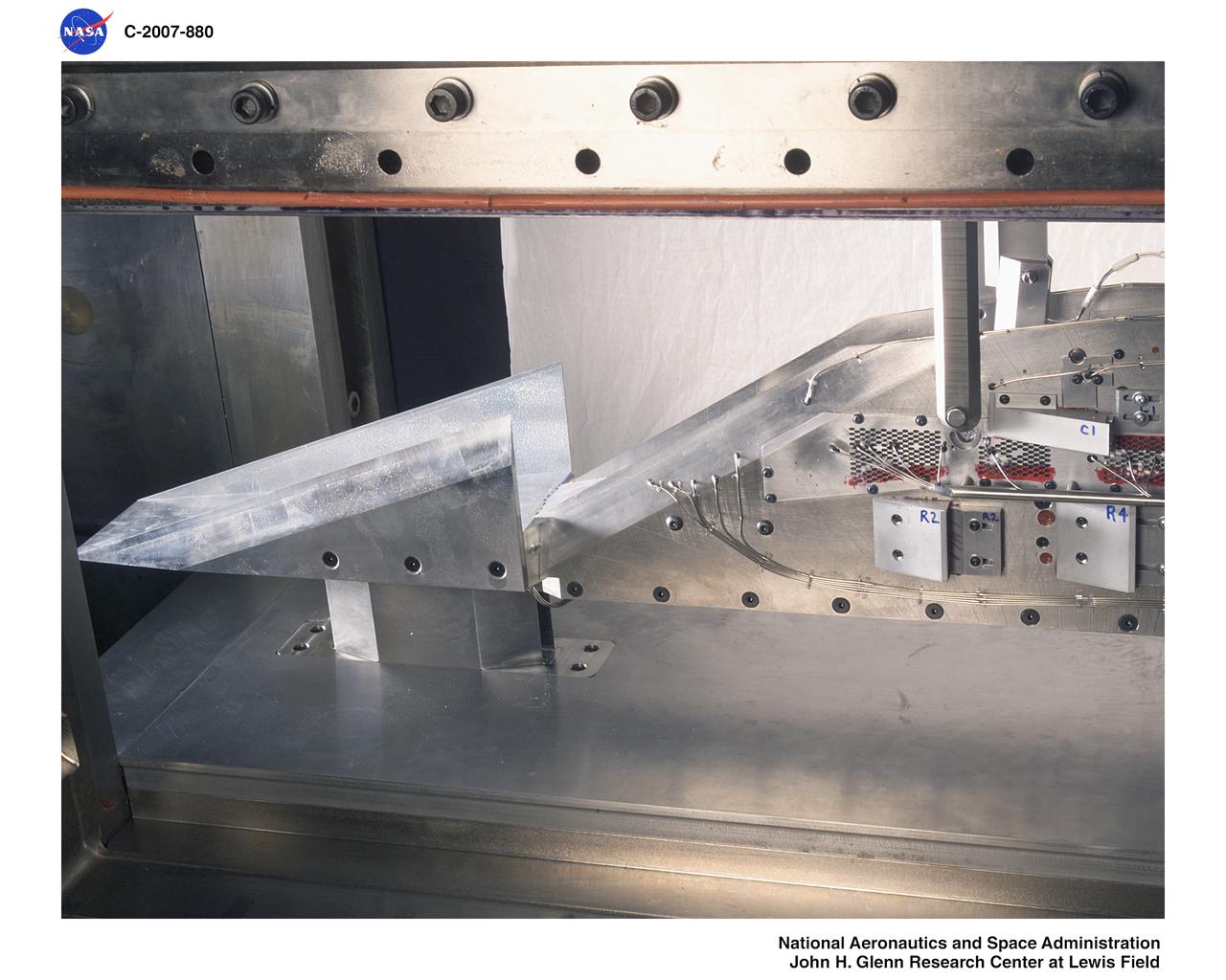 IMX (Inlet Mode Transistion) Mach 4 Inlet Model in the 1x1 Wind Tunnel