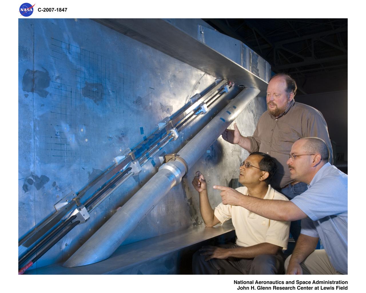 Wind Tunnel Cable Tray Model