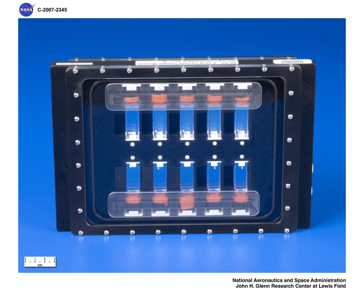 Binary Collidoidal Alloy Test-4, (BCAT-4) Flight Hardware