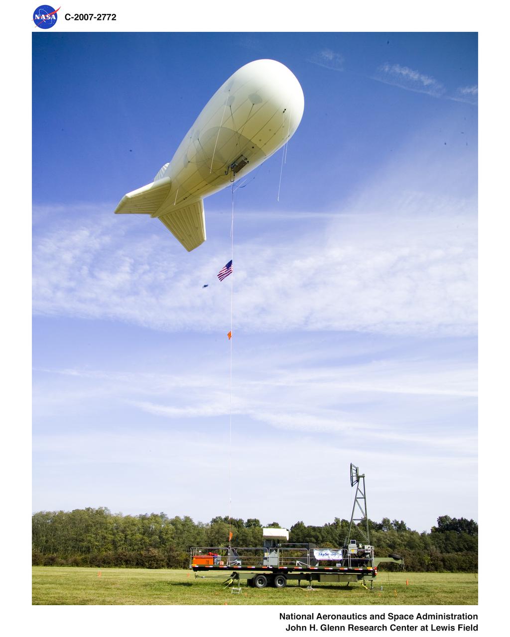 Sky Sentry / Aerostat Balloon at NASA Plum Brook Station