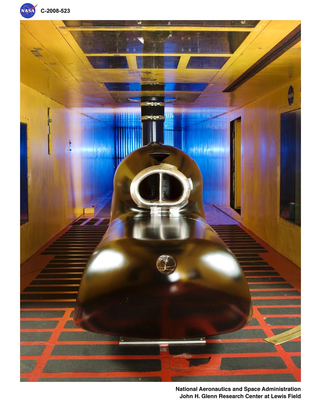 General Atomics - Predator B Inlet Model in the Icing Research Tunnel