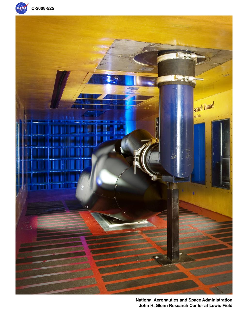 General Atomics - Predator B Inlet Model in the Icing Research Tunnel