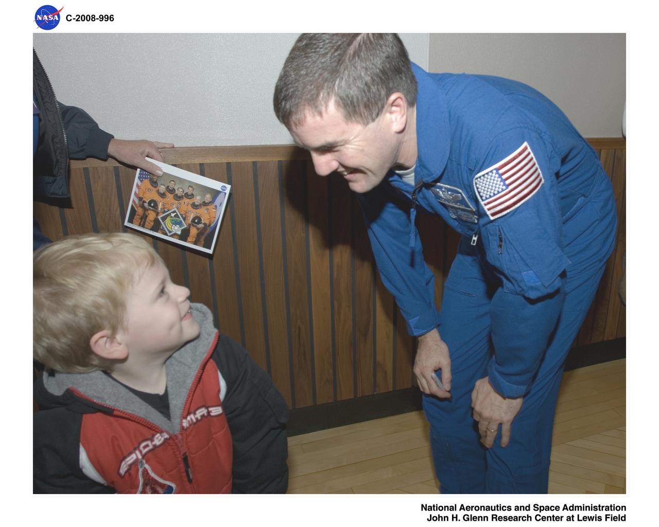 All Hands Meeting with STS-122 Crew Members