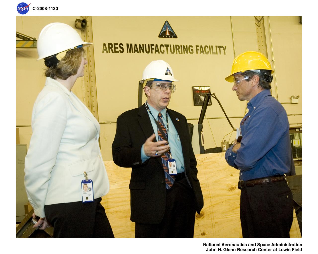 Tour by the Cx Systems Engineering and Integration (SE&I) Program Manager of the Ares 1-X manufacturing facilities