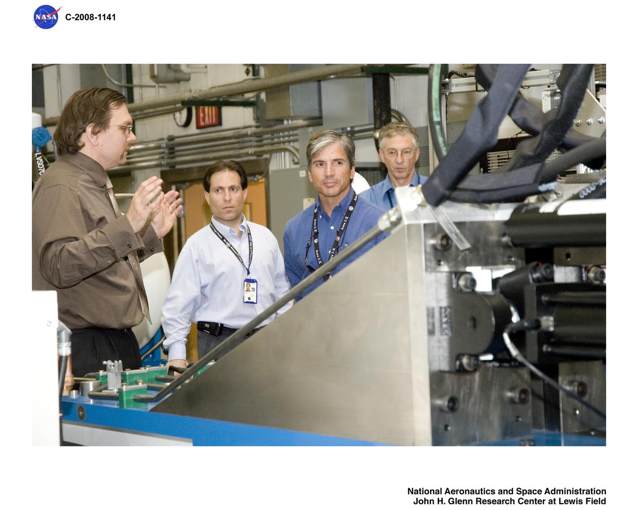 Tour by the Cx Systems Engineering and Integration (SE&I) Program Manager of the Ares 1-X manufacturing facilities