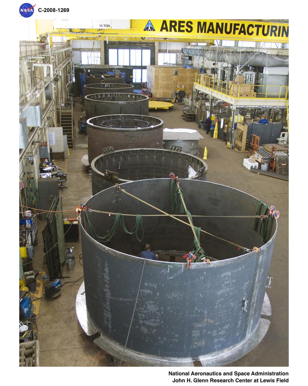 Ares 1-X Segment Manufacturing