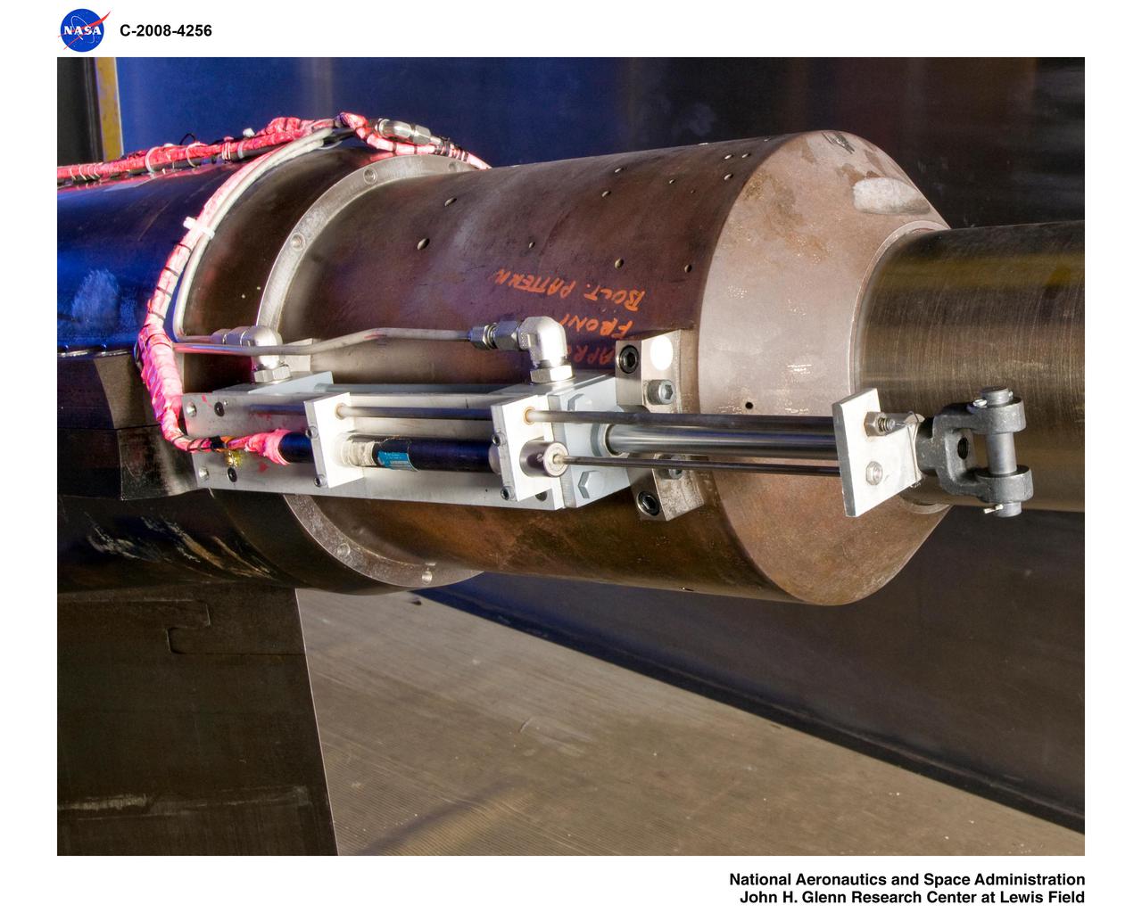 Mars Science Laboratory, MSL Flexible Canopy Test in the Glenn Research Center, 10x10 Supersonic Wind Tunnel