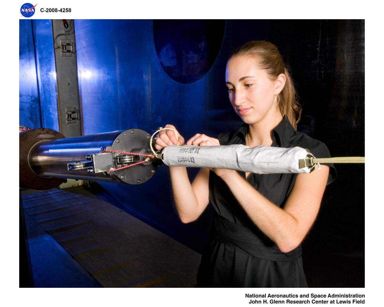 Mars Science Laboratory, MSL Flexible Canopy Test in the Glenn Research Center, 10x10 Supersonic Wind Tunnel