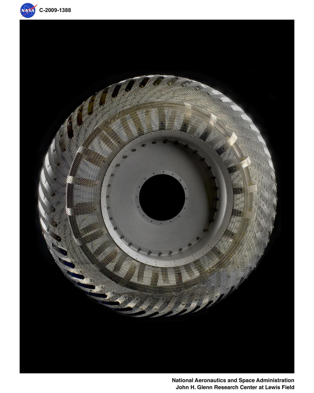 Wire Mesh Tire  from the Simulated Lunar Operations Laboratory (SLOPE Lab)