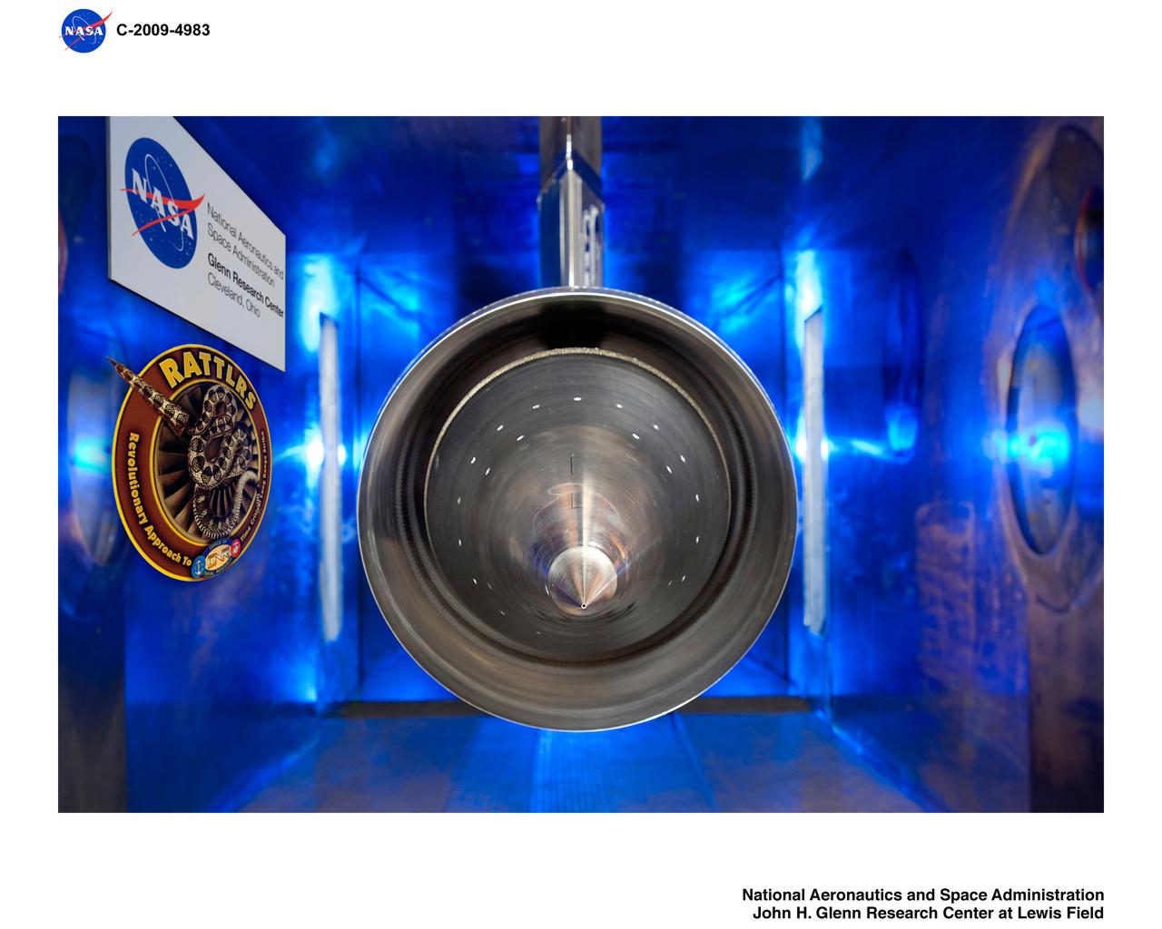 hardware test in the 10x10 wind tunnel at NASA Glenn Research Center