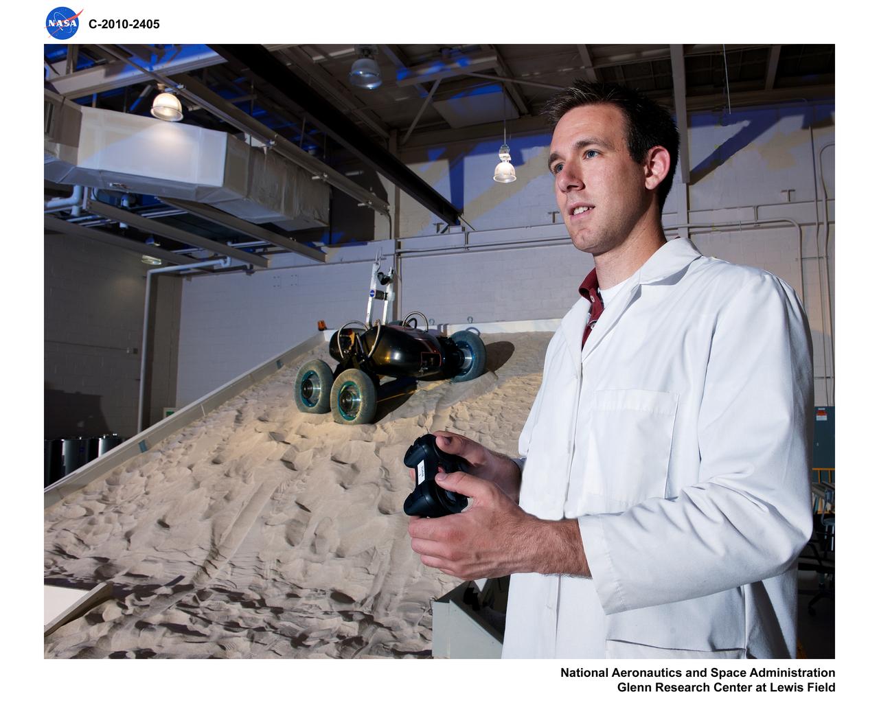 Simulated Lunar Operations Laboratory (SLOPE) Lab; Scarab Lunar Rover