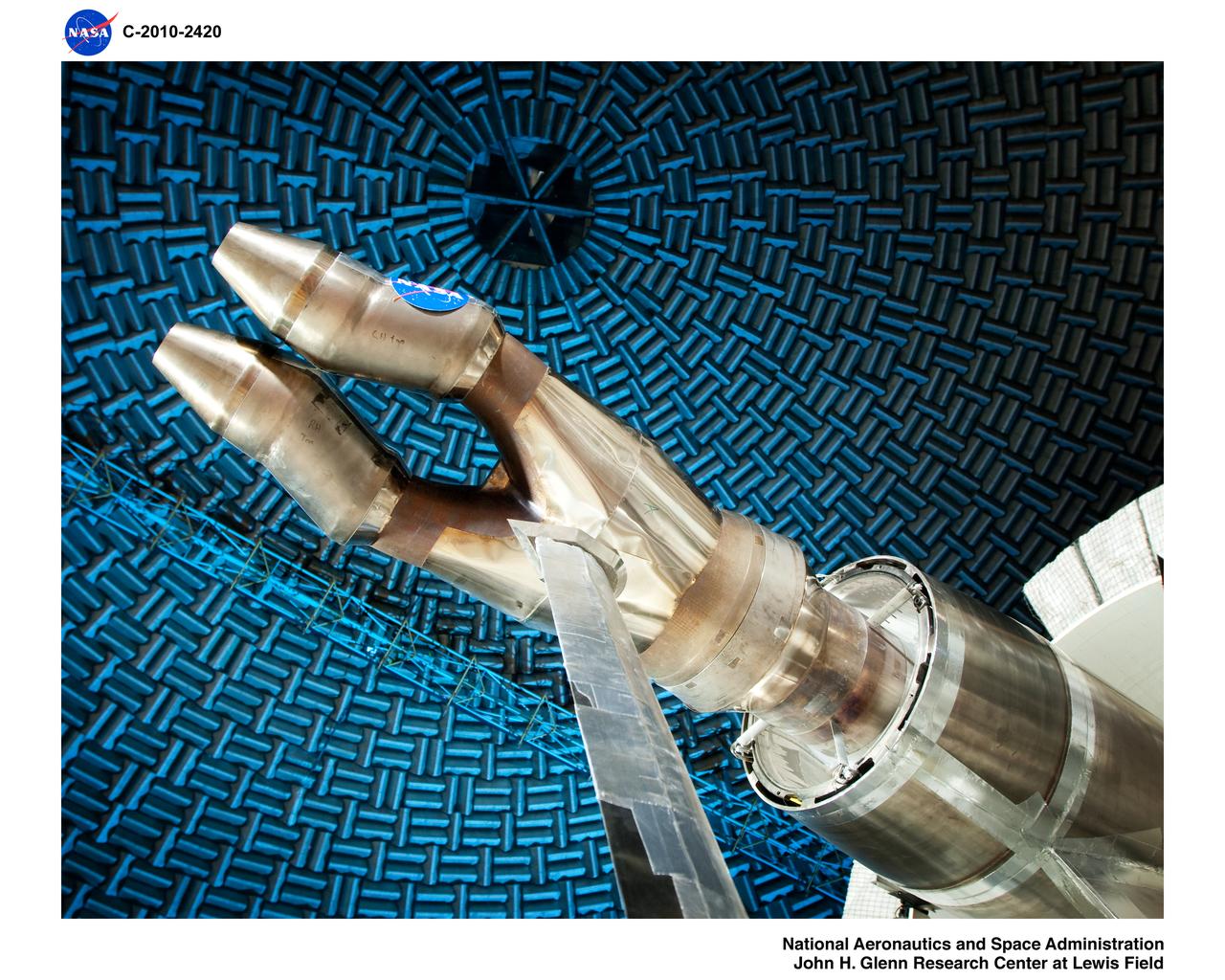 Twin Jet Hardware in the Nozzle Acoustical Test Rig, NATR