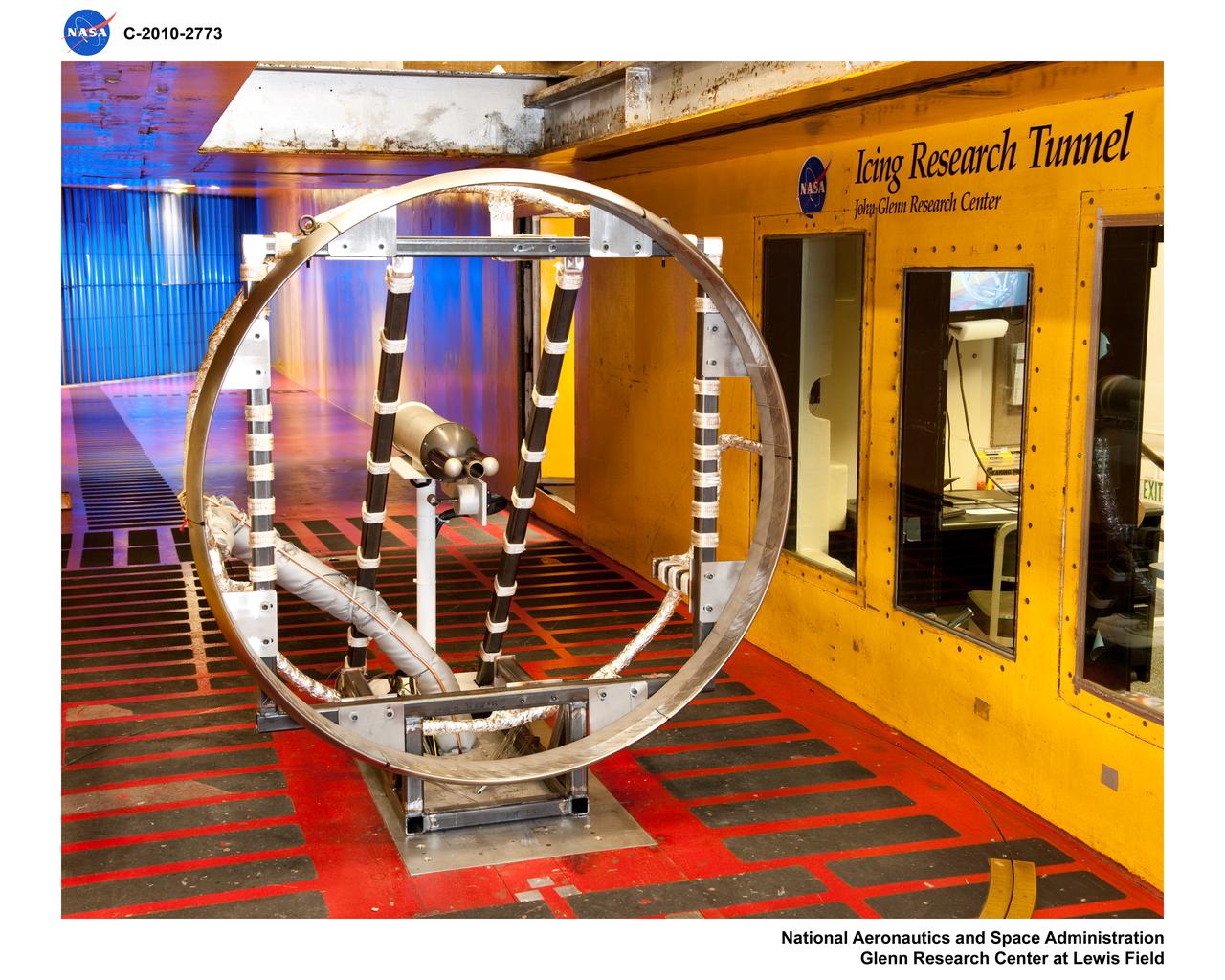 General Electric Aviation - Engine Splitter Booster Model in the Icing Research Tunnel