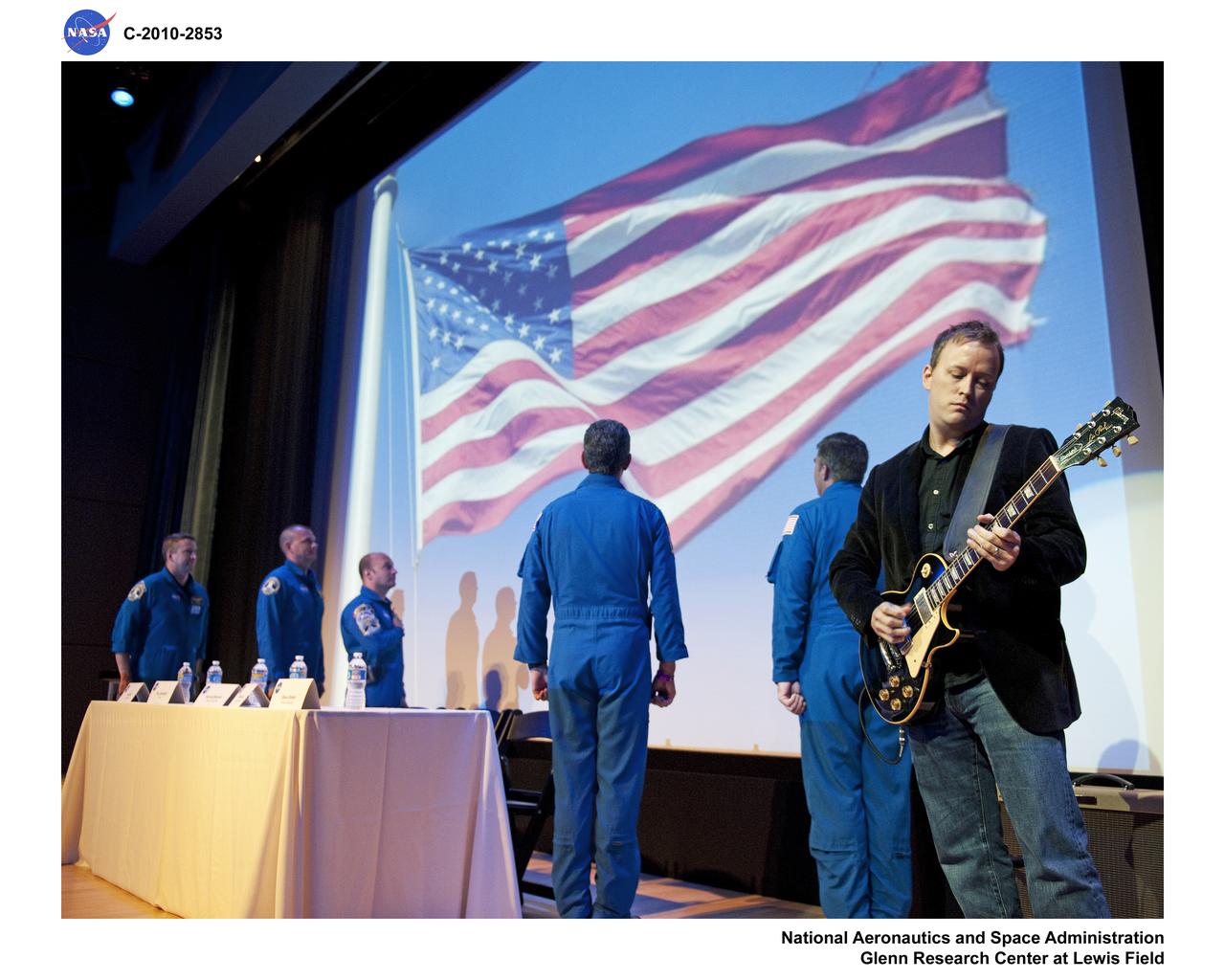 STS-132 Crew Visit to the Rock and Roll Hall of Fame and Museum