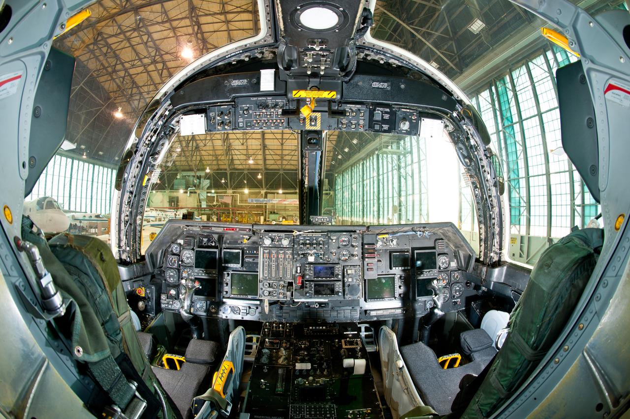 View from the cockpit of Glenn’s S–3 Viking