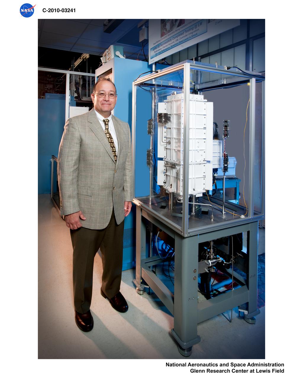 Advanced Stirling Converter, ASC-E4.  This photograph was taken for publication in HiVelocity Magazine